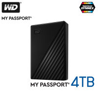 4 TB HDD EXT (ฮาร์ดดิสก์พกพา) WD MY PASSPORT BLACK (WDBPKJ0040BBK) ประกัน SYNNEX 3Y