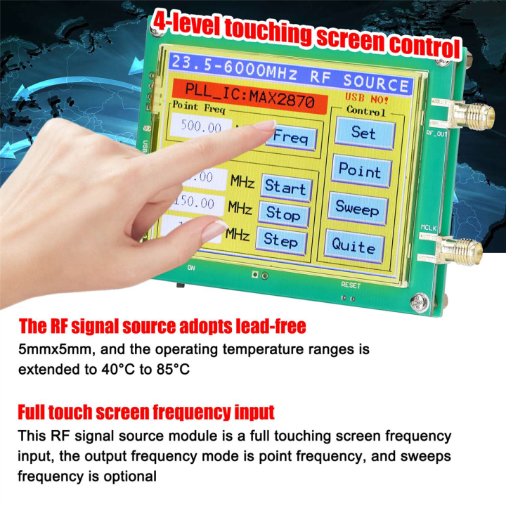 max2870-23-5-6000mhz-signal-generator-video-signal-generator-touchable-screen-pc-software-control-pll-vco