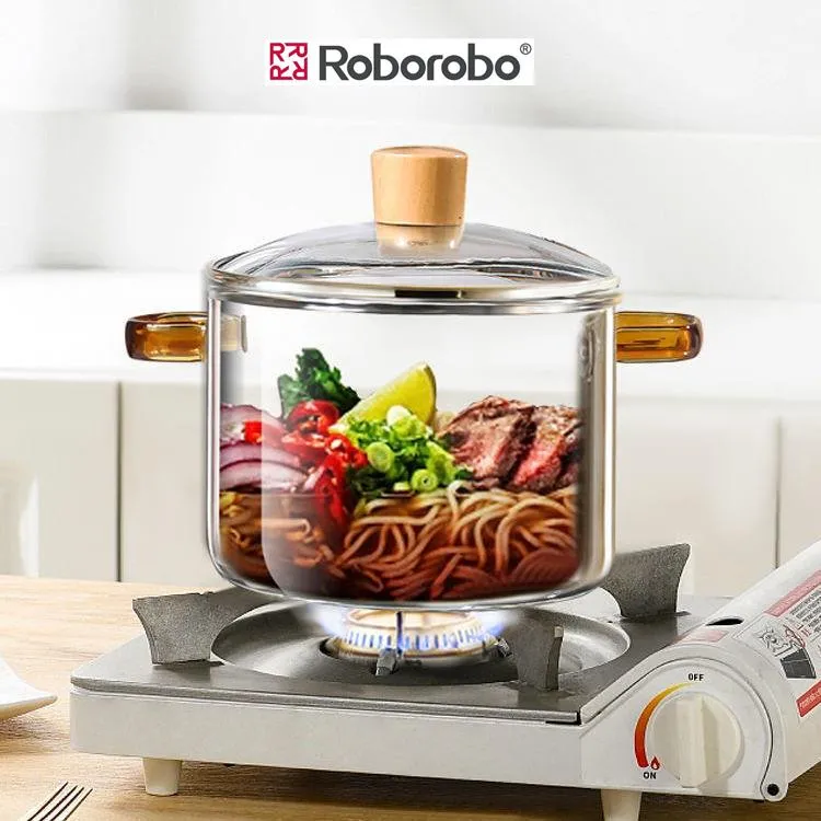 Roborobo Glass Cooking Pot