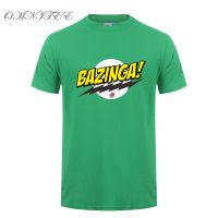 2023 New Summer Mens American sitcom The Big Bang Theory Graphic Print Mens Cotton Round Neck Short Sleeve T-Shirt