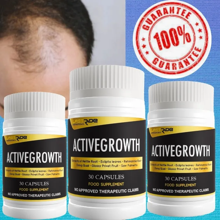 Active Growth Boosts and replenishes scalp nutrients 1 Bottle ( 30 ...