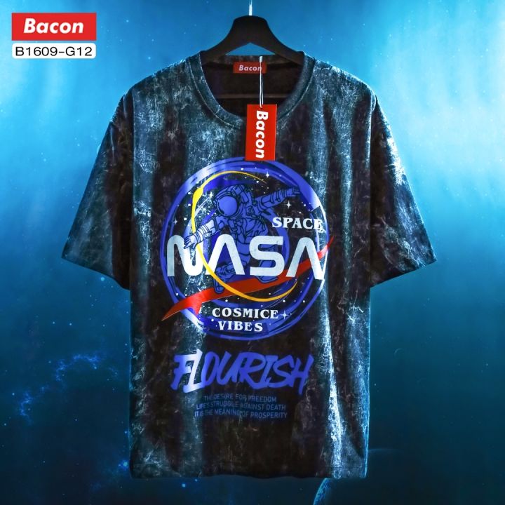 เสื้อผ้าวินเทจ-เสื้อฟอก-ลาย-nasa-flourish