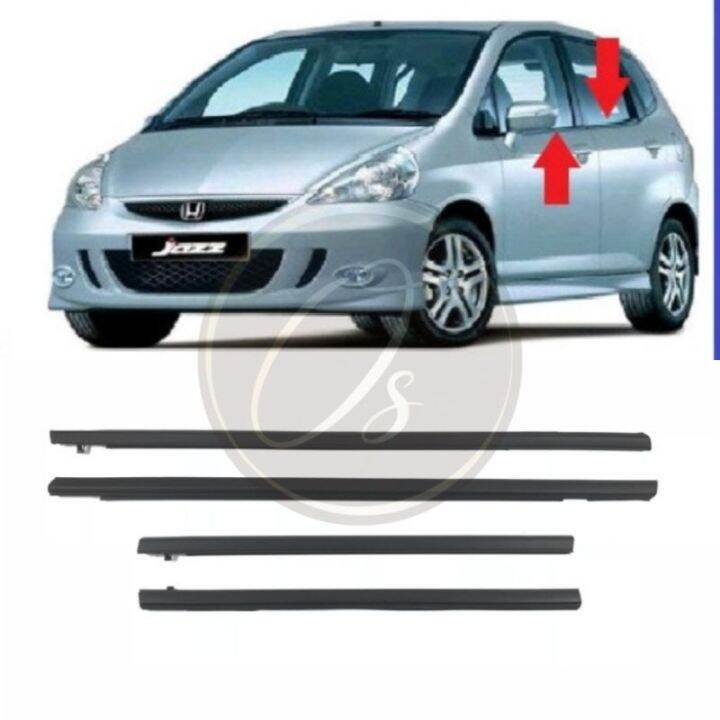 Honda Jazz 20032008 Fit GD1 GD3 Door Glass Moulding Lining Rubber
