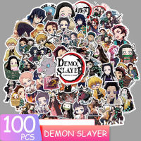 IGNEXO ไม่มีซ้ำ 100 ชิ้น ชายหญิง กันน้ำ DIY สติ๊กเกอร์ ญี่ปุ่นอะนิเมะ Kimetsu ไม่มี Yaiba สติกเกอร์ สติ๊กเกอร์อนิเมะ สำหรับรถ กีต้าร์ แล็ปท็อป สเกตบอร์ด สติ๊กเกอร์นักฆ่าปีศาจ