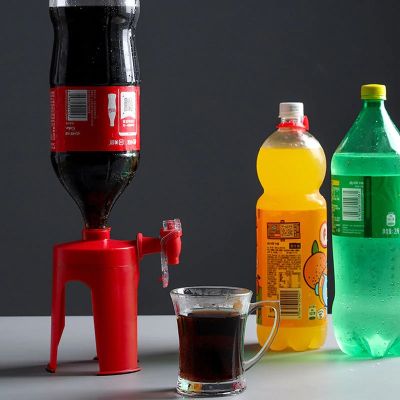 Soda Coke Saver Upside Down Drinking Water Dispenser Bar Water Bottles Creative Drinking Accessory Party Drink Machines MJ1121