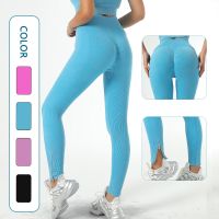 【CC】♗☏  Pants Waisted Sport Gym Leggings Seamless Female Tummy Tights