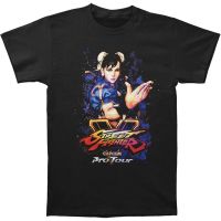 HOT ITEM!!Family Tee Couple Tee Adult Street Fighter T-Shirt Men Pro Tour Chun Li T-Shirt Black - Mens T-Shirts