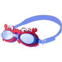 Red Crab Shape Childrens Diving Glasses Children Swimming Goggles Waterproof Anti Fog Adjustable Glasses