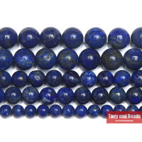 Natural Stone Semi-precious Afghanistan Lapis Lazuli Round Loose Beads 15" Strand 4 6 8 10 12mm For Jewelry Making