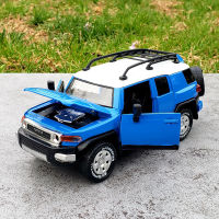 Caipo 1:32โตโยต้า FJ Cruiser SUV ล้อแม็กรถยนต์ D Iecasts และของเล่นยานพาหนะรถรุ่นเสียงและแสงดึงกลับรถของเล่นสำหรับของขวัญเด็ก