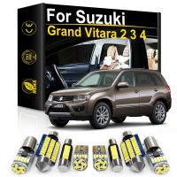 ไฟ LED ภายในรถสำหรับ Suzuki Vitara Grand Vitara MK 2 3 4 Xl7 1999 2015 2016 2017 2018 2019 2020อุปกรณ์เสริม Canbus