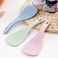 1 piece of cute kitchen spoon non-stick rice spoon rice cooker rice spoon wheat straw PP household kitchen gadgets Cooking Utensils