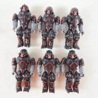 ของเล่นตัวต่อ Mega Construx Halo สีดำเดรัจฉานเล็กน้อยจากกลุ่มทีม Odst 6ชิ้น