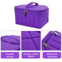 Portable 30 Bottle 15ml Essential Oil Storage Bag Cotton Carrying Holder Case Travel Organizer Storage Box Bags