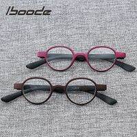 iboode Portable Reading Glasses Women Men Simple Oval Presbyopic Eyelasses Lightweight Farsightedness Eyewear 1.0 1.5 2.0 2.5 3