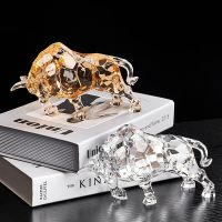 Transparent Acrylic Animal Statue Nordic Home Decoration Living Room TV Cabinet Creative Animal Sculpture Modern Craft Gift