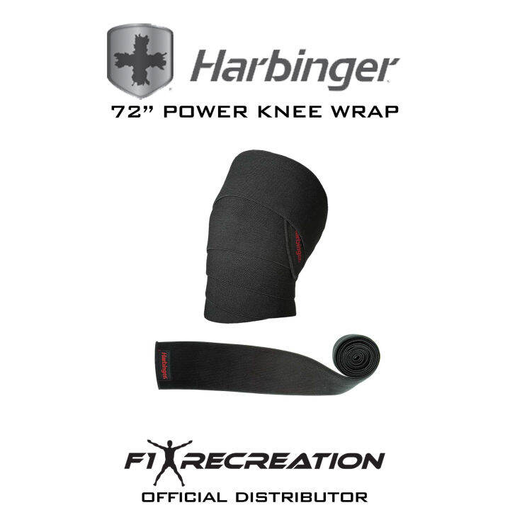 Original Harbinger Power Knee Wraps 72" Lazada