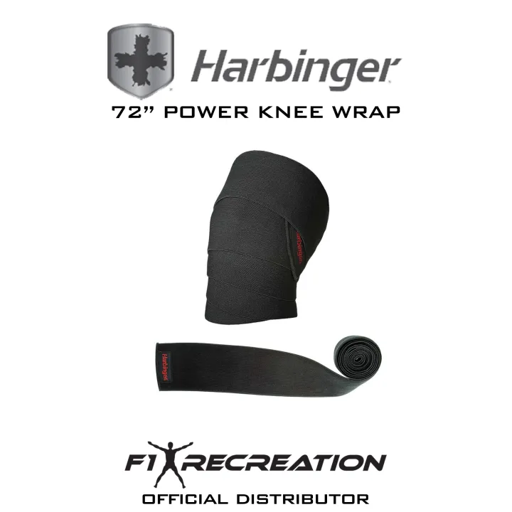 Original Harbinger Power Knee Wraps 72" Lazada