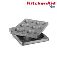 KitchenAid พิมพ์มัฟฟิน 6 หลุม Nonstick Muffin Pan Set of 2 [KBNSS06MF]