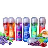 100Ml Edible Fruit Flavor Orgasms Body Massage Oil Lube Anal Water Based Lubricants Oil For Women Adult Products