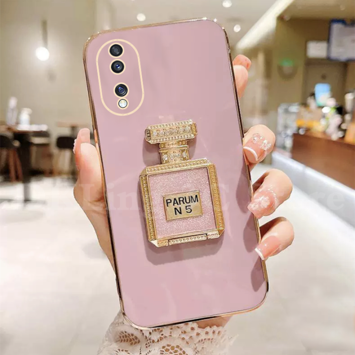 เคสมือถือกระจกซิลิโคนนิ่มดีไซน์น้ำหอมแม่พิมพ์กลม-honor-90-5g-honor-70-lite-ที่วางเลนส์-huawei-เคสป้องกัน-honor90-5g-เคสมือถือ-honor90ไลท์