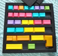 โปรไฟล์ Dsa Pbt Cmyk Rgb ตัวดัดแปลงสีขาว30คีย์ย้อมปุ่มเปล่าสำหรับเชอร์รี่แป้นพิมพ์กลไก Mx