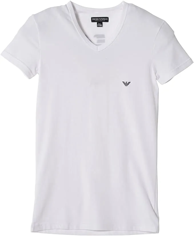 HCM]Áo Thun T-shirt Cổ Tim Tay Ngắn EMPORIO ARMANI CC275-111274 