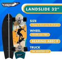 เซิร์ฟสเก็ต surfskate สเก็ตบอร์ด (ไม่ใช่ Geele) Alpha Landside  ขนาด 32 นิ้ว ทรัคS7