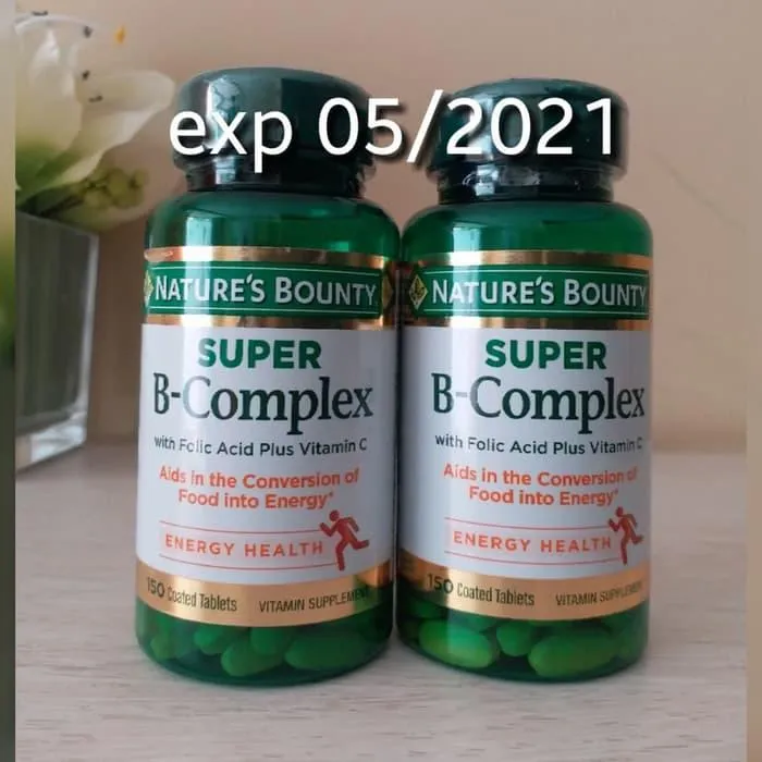 (Cuci Gudang) Nature'S Nature Bounty Super B-Complex Kompleks Vit ...