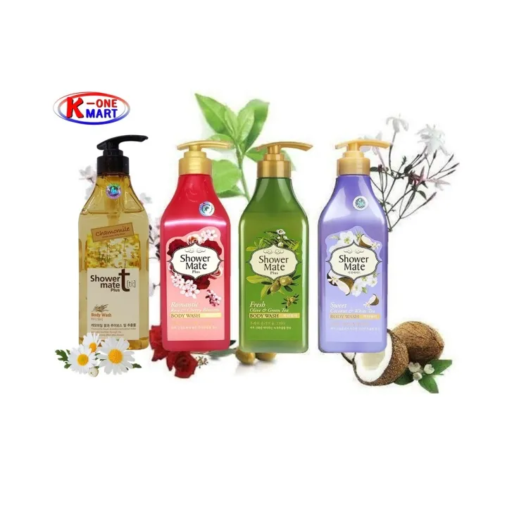 Aekyung Shower Mate Aroma Body Wash (Fresh, Sweet, Romantic, Chamomile