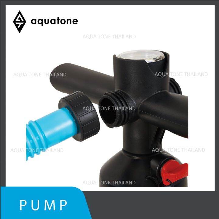 aqua-tone-hand-pump-double-action-ปั๊มสูบลมสำหรับบอร์ดยืนพาย-isup-stand-up-paddle-board-กีฬาทางน้ำ-water-sport-อุปกรณ์ท่องเที่ยว-outdoor