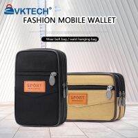 Dompet Tas Molle EDC Fashion Dompet Ponsel Pria Banyak Lapisan Sabuk Luar Ruangan Tas Pinggang Tas Pinggang Kanvas Berkemah Berburu Saku Kecil