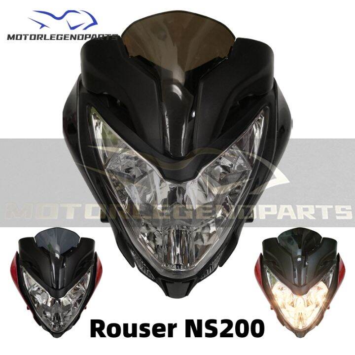 Kawasaki Rouser NS200 Headlight Assy With Head Light Cowling Motorcycle
