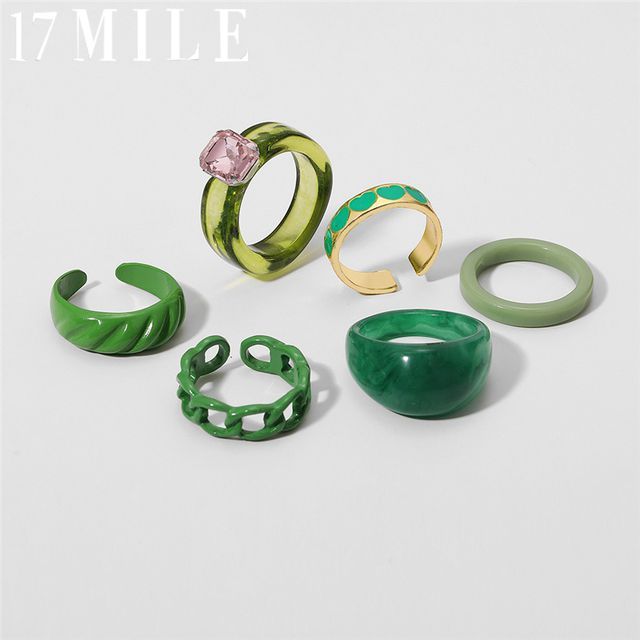 Big Green Crystal Ring Women, Green Jewelry Ring Women