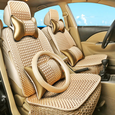เบาะรองนั่งในรถยนต์รวมทุกอย่างเบาะรองนั่งในรถยนต์ทุกฤดู Sarung Jok Mobil ฤดูร้อนปกเบาะนั่งในรถยนต์ระบายอากาศได้
