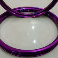 ขอบล้อสีม่วง(ทรงอาร์กอน1คู่) BOUSHI ThaiLand Champion rim สวยทน ขนาดขอบล้อ 1.40x17 ใส่กับรถมอเตอร์ไซค์ได้ทุกรุ่น(ส่งฟรีจ้า)