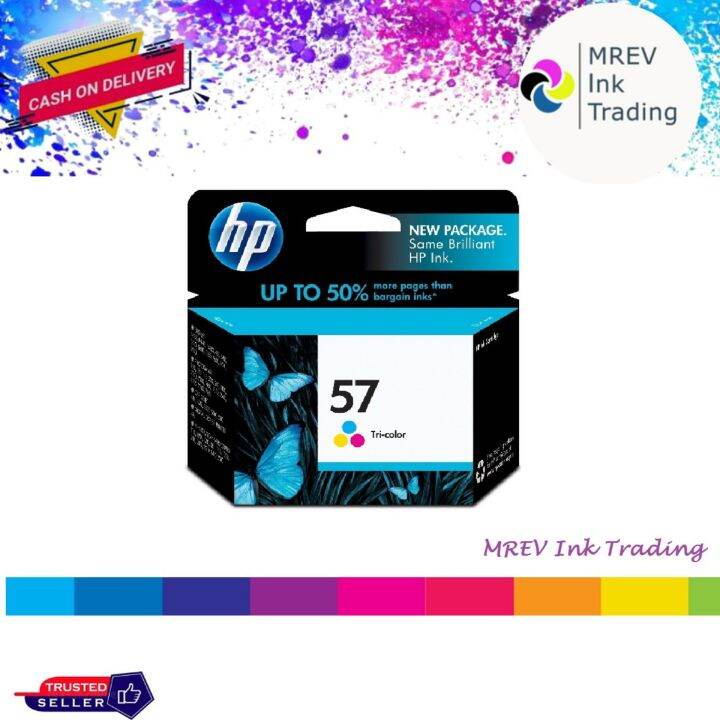 HP 57 Tri-color Original Ink Cartridge | Lazada PH