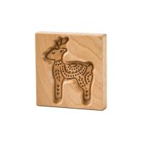 Wooden Cookie Biscuit Mold Wooden Carved Mold Deer Cookie Cutter Chocolate Biscuits Cake Cutter for Halloween Thanksgiving Party Supplies amiable