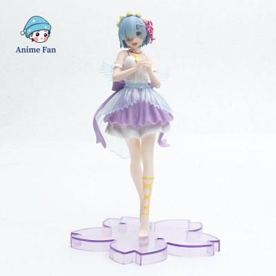 ANIME FAN PVC สำหรับเด็ก อะนิเมะ โมเดลสะสม จิ๋ว เวอร์ชั่นQ ของเล่นโมเดล ของเล่นตุ๊กตา Rem Action Figurine เครื่องประดับตุ๊กตา