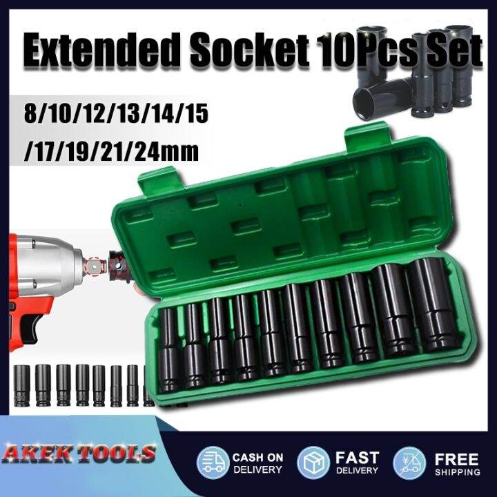 COD 10 pcs 1/2''Impact Wrench Tool impact wrench adapter Lazada PH