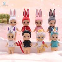 STATIONERY ชุดนางฟ้า ฟิกเกอร์อนิเมะ SONNY ANGEL โมเดลของเล่นจำลอง ตุ๊กตาน่ารักๆ ของเล่นหุ่น hippers เครื่องประดับรถยนต์ตกแต่ง การ์ตูนลายการ์ตูน ของเล่นเด็กเล่น