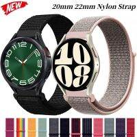 Original ☒۩❅ Tali jam nilon 20mm 22mm untuk jam Samsung Galaxy 6/5/4 40mm 44mm sabuk jam tangan Huawei 4/3/GT3-2 Amazfit GTS 4/GTR