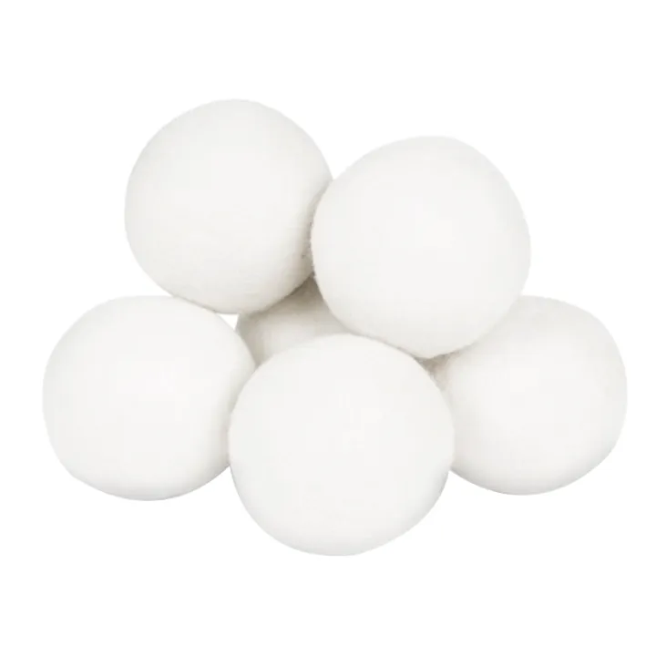 Organic Wool Dryer Balls, 8Pack Natural Eco Friendly Fabric Softener