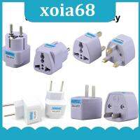 xoia68 Shop Universal US/UK/AU/DE Plug Adapter USA To Euro Europe Travel Wall AC Power Charger Adapter Converter 2 Round Pin Socket