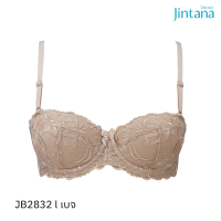 Jintana เสื้อชั้นใน (เสริมโครง) รุ่น Basic Bra รหัส JB2832 สีเบจ