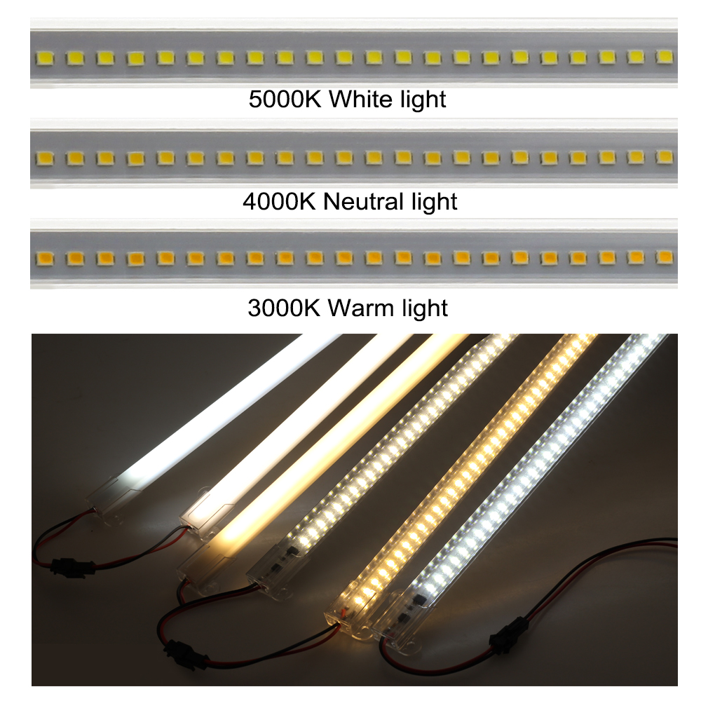 5pcs LED Bar Light AC220V 50cm 72LEDs 2835 LED Rigid Strip LED Fluorescent Tubes 