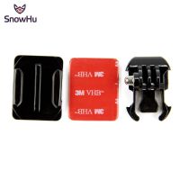 Snowhu สำหรับ Gopro Dudukan Helm 3M Gp13แบบโค้งที่ติดตั้งทรงโค้งพื้นฐานสำหรับ Go Pro ฮีโร่8 7 6 5 4 3 Xiaomi Yi 4K