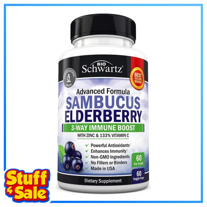 BioSchwartz Sambucus Elderberry with Zinc & Vitamin C 3Way Immune
