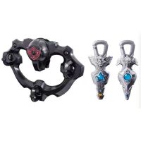 Bandai Ultraman Taiga Transformation Bracelet Key Ring Luminous Jewelry Organizer Titus Boy Birthday Gift Toy