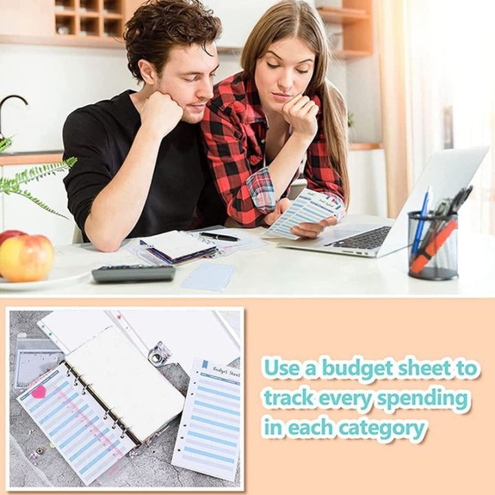 49pcs-a6-budget-binder-notebook-cash-organizer-with-12-clear-zipper-cash-envelopes-12-budget-sheets-24-stickers
